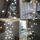 GobekUsa Crystal LED Chandelier: Modern Luxury Pendant Lights for Staircase, Bedroom, and Living Room