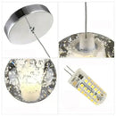 GobekUsa Crystal LED Chandelier: Modern Luxury Pendant Lights for Staircase, Bedroom, and Living Room