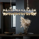 GobekUsa Crystal LED Chandelier: Modern Luxury Interior Pendant Light for Living Room