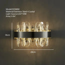 GobekUsa Crystal LED Chandelier: Modern Luxury Interior Pendant Light for Living Room