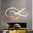 GobekUsa Gold Ring Chandeliers for Modern Dining Room Luxury Bedroom Lighting