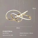 GobekUsa Gold Ring Chandeliers for Modern Dining Room Luxury Bedroom Lighting