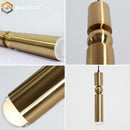 GobekUsa Golden LED Chandelier for Modern Minimalist Living Room, Bedroom, Dining Room