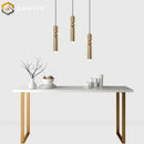 GobekUsa Golden LED Chandelier for Modern Minimalist Living Room, Bedroom, Dining Room