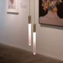 GobekUsa Luxe Gold Tube Chandelier for Dining & Bedroom Lighting