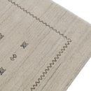 Beige Hand Loomed Wool Area Rug - Modern Contemporary Design by The Rug Decor