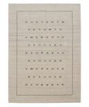Beige Hand Loomed Wool Area Rug - Modern Contemporary Design by The Rug Decor