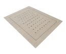 Beige Hand Loomed Wool Area Rug - Modern Contemporary Design by The Rug Decor