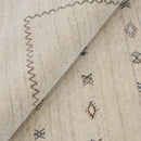 Beige Hand Loomed Wool Area Rug - Modern Contemporary Design by The Rug Decor