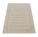 Beige Hand Loomed Wool Area Rug - Modern Contemporary Design by The Rug Decor