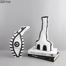 GobekUsa Abstract Vase: Modern Design, Desk Decoration, Room Aesthetic Decor