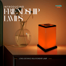 Modern Design Friendship Lamp – Sleek Long-Distance Wi-Fi Touch Lamp | Stay Connected in Style by Friendship Lamps | Powered by Filimin