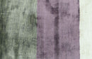 Modern design Ivory, Green and Blue 2x5 Hand Knotted Wool Area Rug