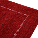 Red Hand Loomed Premium Wool Area Rug - Minimalist Modern Contemporary Interior Design by The Rug Decor