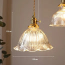 GobekUsa Diamond Amber Glass LED Pendant Lights - Nordic Modern Hanging Lamp