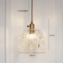 GobekUsa Diamond Amber Glass LED Pendant Lights - Nordic Modern Hanging Lamp