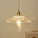 GobekUsa Diamond Amber Glass LED Pendant Lights - Nordic Modern Hanging Lamp