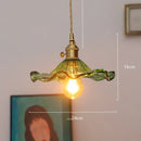 GobekUsa Diamond Amber Glass LED Pendant Lights - Nordic Modern Hanging Lamp