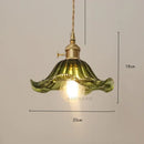 GobekUsa Diamond Amber Glass LED Pendant Lights - Nordic Modern Hanging Lamp