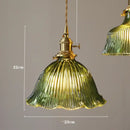 GobekUsa Diamond Amber Glass LED Pendant Lights - Nordic Modern Hanging Lamp