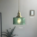 GobekUsa Diamond Amber Glass LED Pendant Lights - Nordic Modern Hanging Lamp