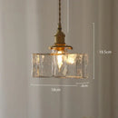 GobekUsa Diamond Amber Glass LED Pendant Lights - Nordic Modern Hanging Lamp