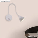 GobekUsa Modern Dome Aluminum LED Wall Sconce Light with Adjustable Warm/White Lighting - Switch Optional