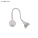 GobekUsa Modern Dome Aluminum LED Wall Sconce Light with Adjustable Warm/White Lighting - Switch Optional