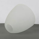 Modern dome white frosted glass shade living room pendant light by Decorbites