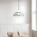 GobekUsa Double Balls Glass Chandelier Pendant Light for Kitchen Dining Room