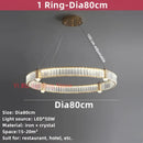 GobekUsa Crystal Ceiling Chandelier LED Indoor Lighting for Living Room Bedroom Study