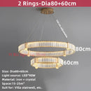 GobekUsa Crystal Ceiling Chandelier LED Indoor Lighting for Living Room Bedroom Study