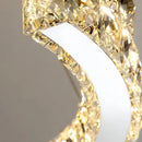 GobekUsa Crystal Ceiling Chandelier, Stainless Steel Mirror Led Indoor Lighting