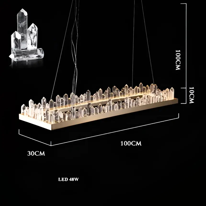 GobekUsa Dimmalbe LED Crystal High Ceiling Chandelier for Living Room, photo 7 of 21