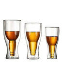 Modern double wall mug beer and wine glass dining room set by Decorbites