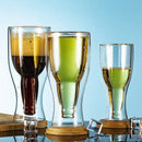 Modern double wall mug beer and wine glass dining room set by Decorbites