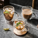 Modern double walled transparent glass cup – kitchen and dining room by Decorbites