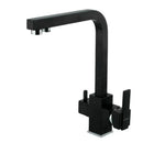 GobekUsa Dual Outlet Gold Kitchen Faucet for Purified Water Hot & Cold Basin Sink