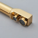GobekUsa Dual Outlet Gold Kitchen Faucet for Purified Water Hot & Cold Basin Sink