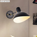 GobekUsa Modern Duckbill Sconce in Metallic Black/Grey - 1 Light Wall Lamp for Living Room