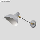 GobekUsa Modern Duckbill Sconce in Metallic Black/Grey - 1 Light Wall Lamp for Living Room
