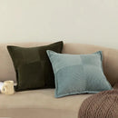 Modern earth tone corduroy pillow cover living room cushion by Decorbites