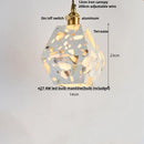 GobekUsa Terrazzo Stone LED Pendant Lamp for Industrial Loft, Bar, Coffee, Living Room.