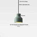 GobekUsa Terrazzo Stone LED Pendant Lamp for Industrial Loft, Bar, Coffee, Living Room.
