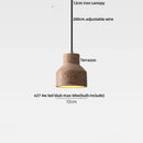 GobekUsa Terrazzo Stone LED Pendant Lamp for Industrial Loft, Bar, Coffee, Living Room.
