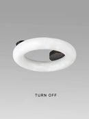 GobekUsa Elegant Alabaster Marble Ceiling Chandelier for Living Room Bedroom