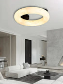 GobekUsa Elegant Alabaster Marble Ceiling Chandelier for Living Room Bedroom