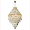 GobekUsa Elegant Crystal Chandelier: Modern European Lighting for Living, Dining & Bedroom