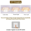 GobekUsa Crystal LED Chandelier Ceiling Lamp Modern Elegant Indoor Decor Luminaire