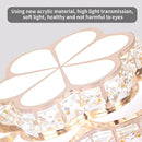 GobekUsa Crystal LED Chandelier Ceiling Lamp Modern Elegant Indoor Decor Luminaire